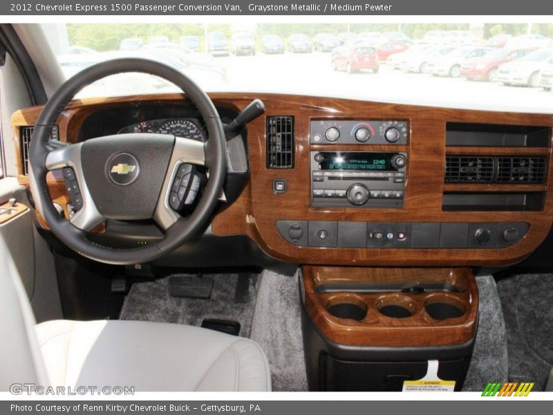 Graystone Metallic / Medium Pewter 2012 Chevrolet Express 1500 Passenger Conversion Van