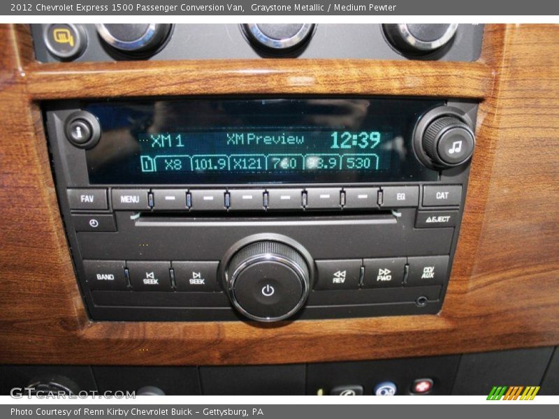 Graystone Metallic / Medium Pewter 2012 Chevrolet Express 1500 Passenger Conversion Van