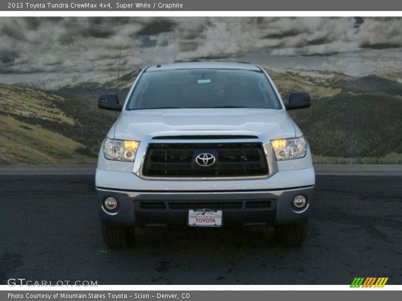 Super White / Graphite 2013 Toyota Tundra CrewMax 4x4
