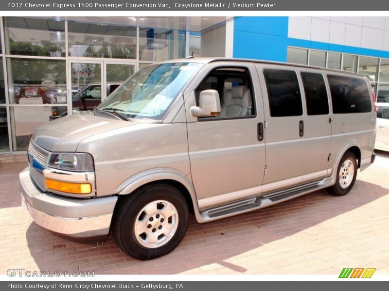 Front 3/4 View of 2012 Express 1500 Passenger Conversion Van