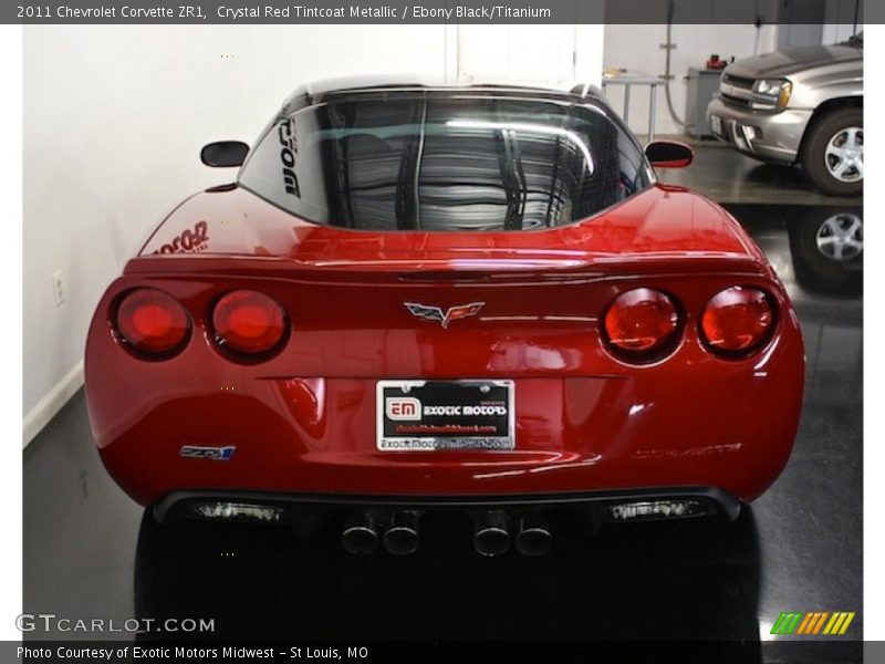 Crystal Red Tintcoat Metallic / Ebony Black/Titanium 2011 Chevrolet Corvette ZR1