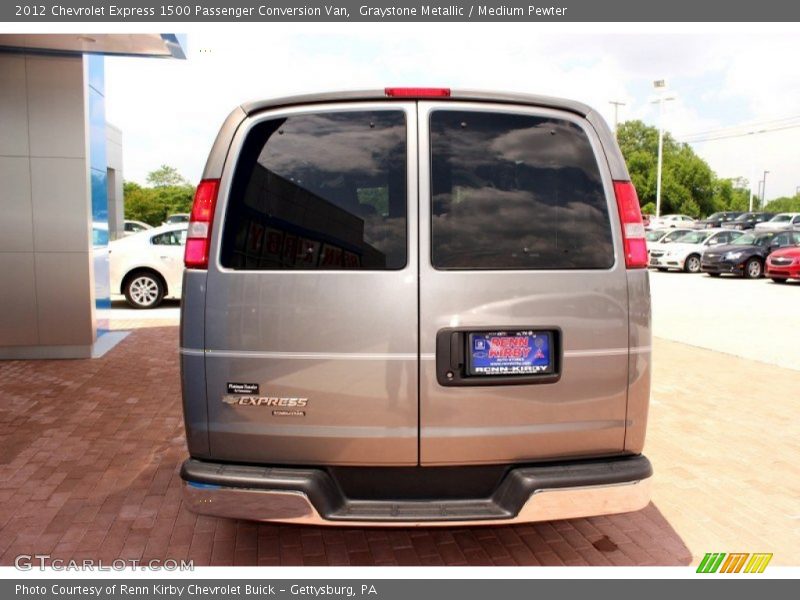 Graystone Metallic / Medium Pewter 2012 Chevrolet Express 1500 Passenger Conversion Van