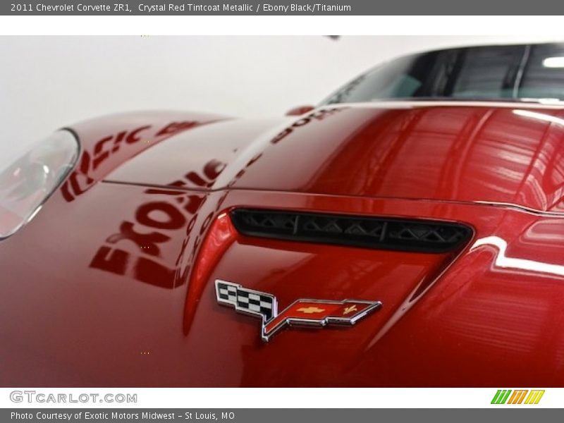 Crystal Red Tintcoat Metallic / Ebony Black/Titanium 2011 Chevrolet Corvette ZR1