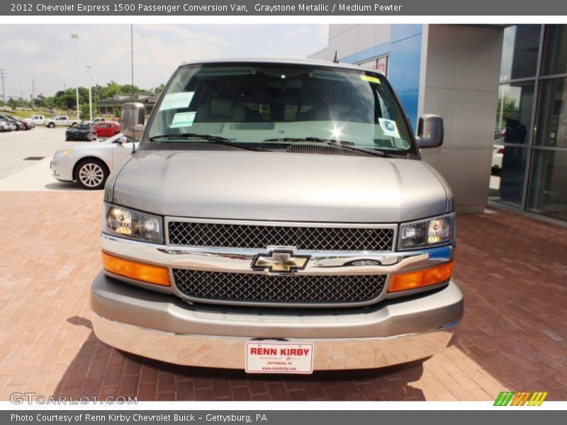 Graystone Metallic / Medium Pewter 2012 Chevrolet Express 1500 Passenger Conversion Van