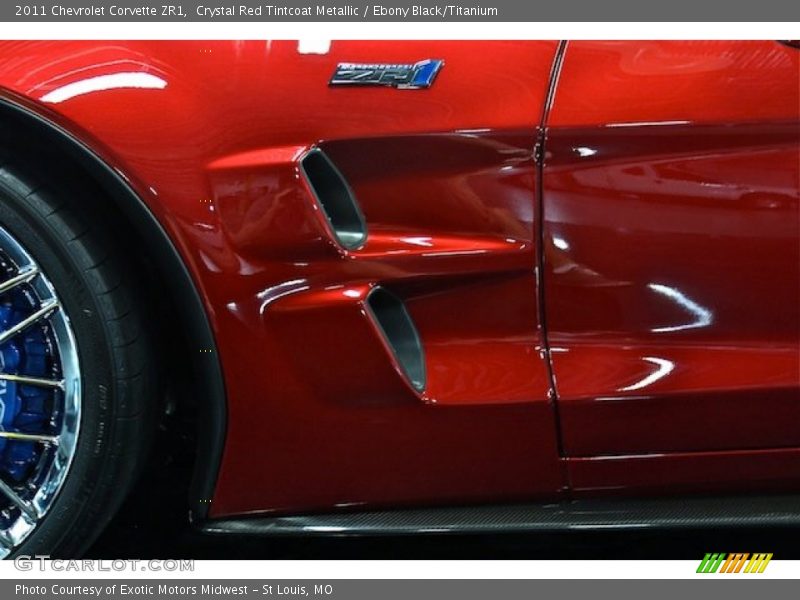Crystal Red Tintcoat Metallic / Ebony Black/Titanium 2011 Chevrolet Corvette ZR1