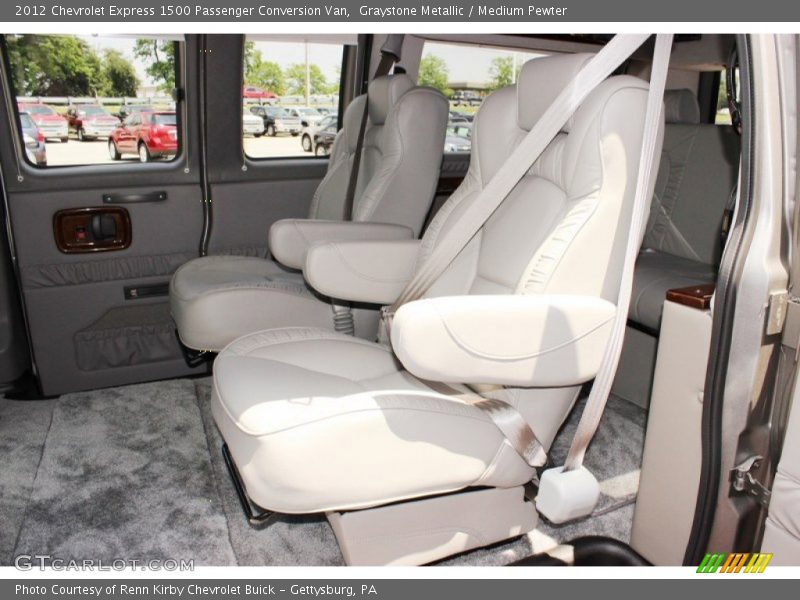 Graystone Metallic / Medium Pewter 2012 Chevrolet Express 1500 Passenger Conversion Van