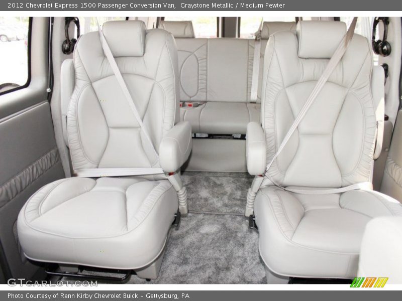 Rear Seat of 2012 Express 1500 Passenger Conversion Van