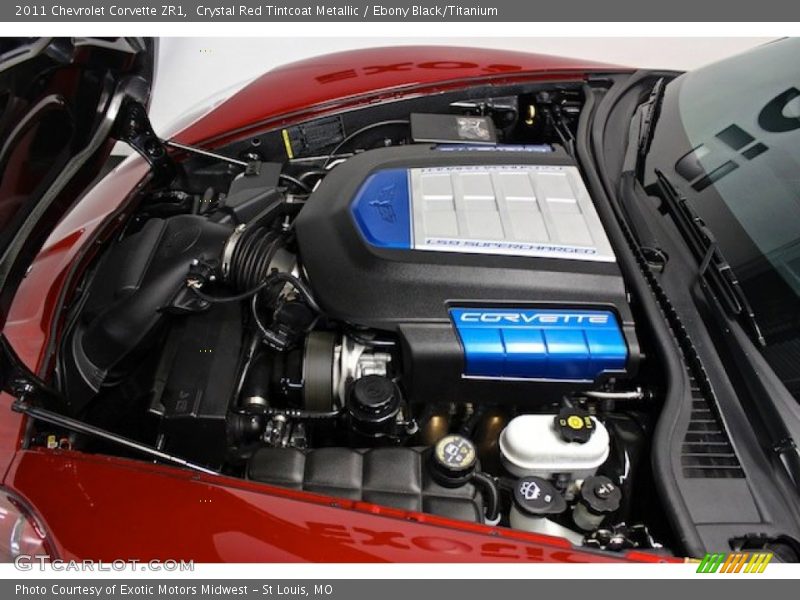 2011 Corvette ZR1 Engine - 6.2 Liter Supercharged OHV 16-Valve LS9 V8