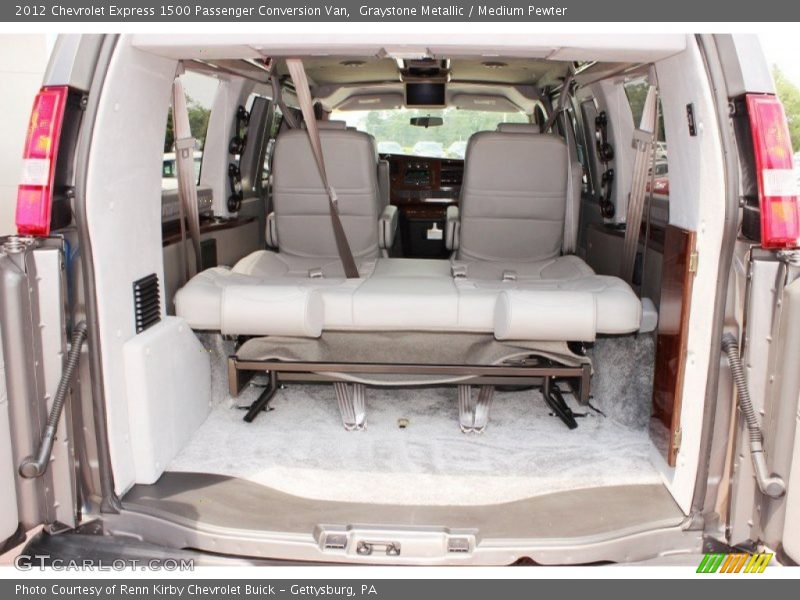 Graystone Metallic / Medium Pewter 2012 Chevrolet Express 1500 Passenger Conversion Van
