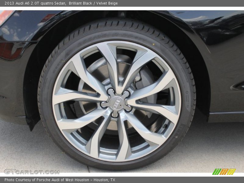 Brilliant Black / Velvet Beige 2013 Audi A6 2.0T quattro Sedan
