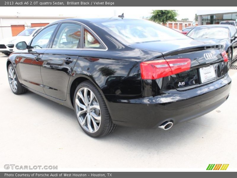 Brilliant Black / Velvet Beige 2013 Audi A6 2.0T quattro Sedan