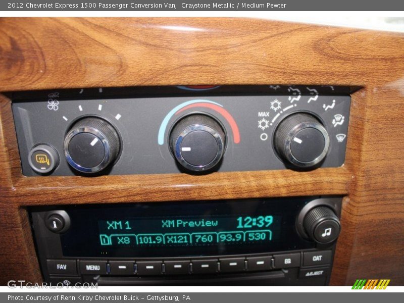 Graystone Metallic / Medium Pewter 2012 Chevrolet Express 1500 Passenger Conversion Van