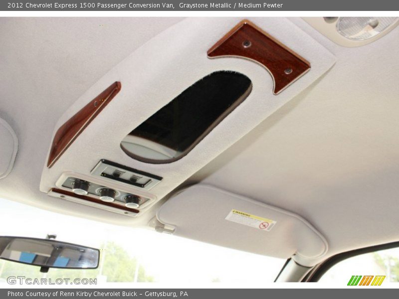 Graystone Metallic / Medium Pewter 2012 Chevrolet Express 1500 Passenger Conversion Van