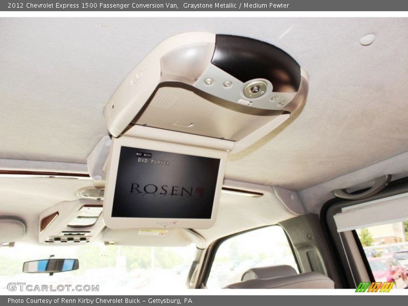 Graystone Metallic / Medium Pewter 2012 Chevrolet Express 1500 Passenger Conversion Van
