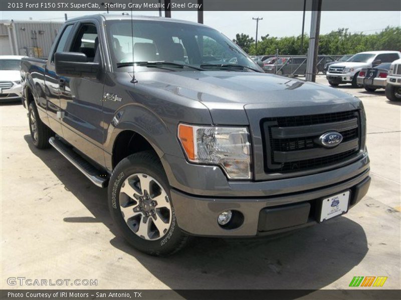 Sterling Gray Metallic / Steel Gray 2013 Ford F150 STX SuperCab