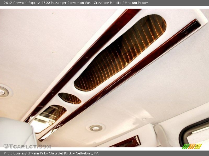 Graystone Metallic / Medium Pewter 2012 Chevrolet Express 1500 Passenger Conversion Van