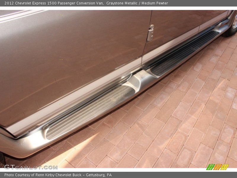 Graystone Metallic / Medium Pewter 2012 Chevrolet Express 1500 Passenger Conversion Van