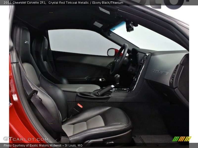 Crystal Red Tintcoat Metallic / Ebony Black/Titanium 2011 Chevrolet Corvette ZR1