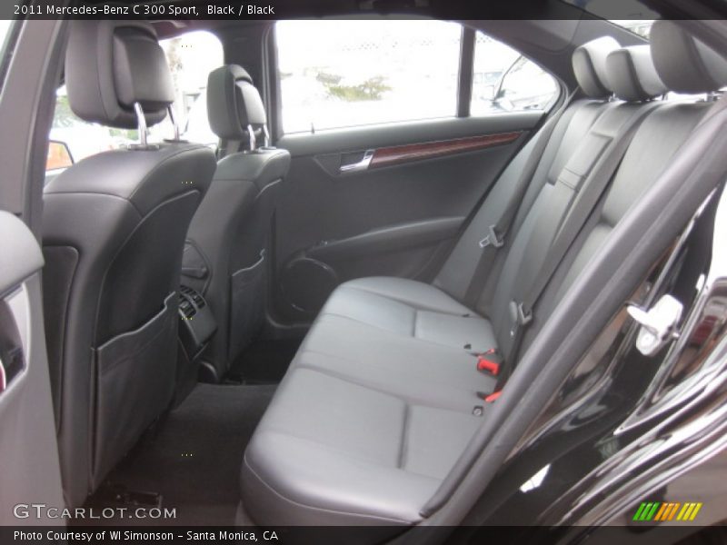 Black / Black 2011 Mercedes-Benz C 300 Sport