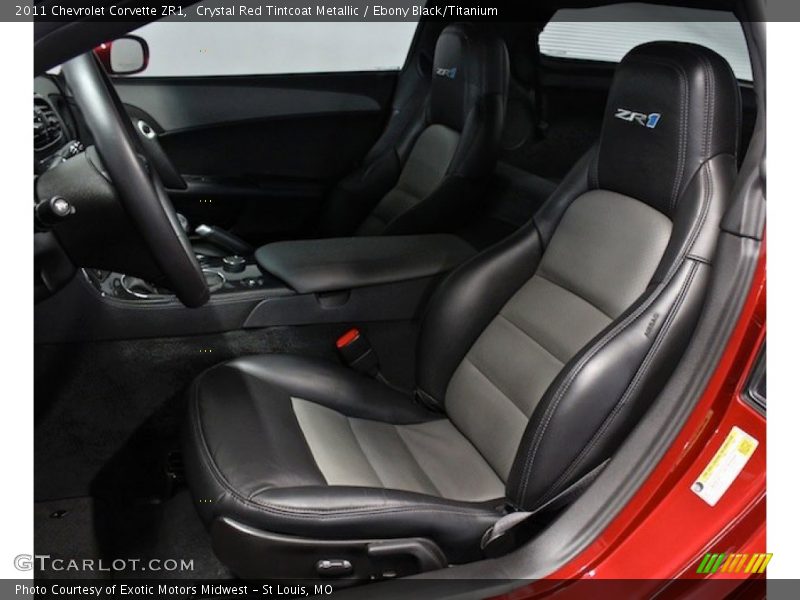 Front Seat of 2011 Corvette ZR1