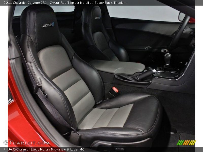 Front Seat of 2011 Corvette ZR1
