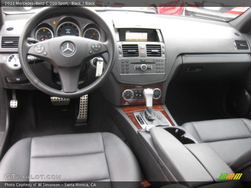 Black / Black 2011 Mercedes-Benz C 300 Sport