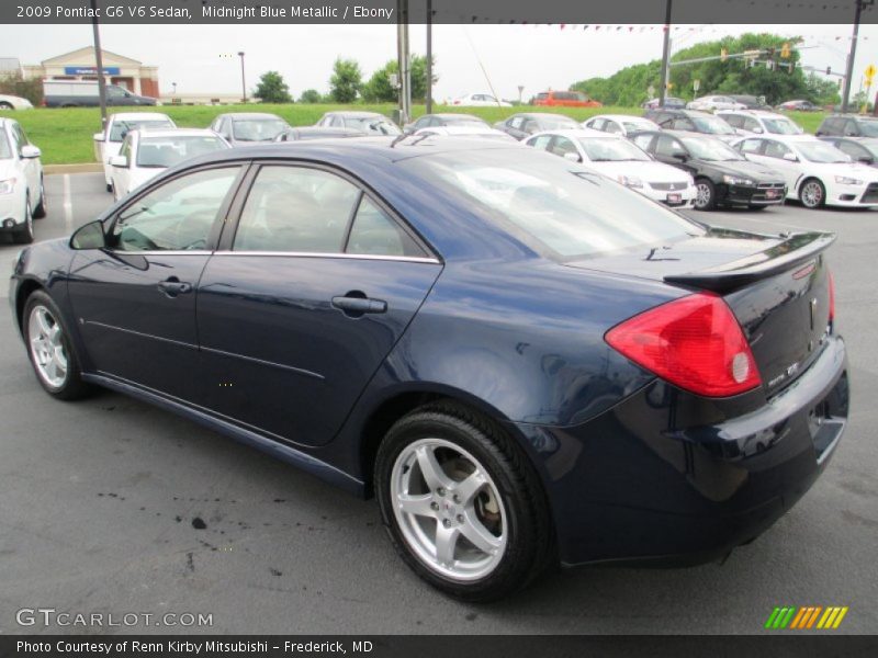  2009 G6 V6 Sedan Midnight Blue Metallic