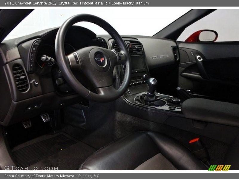 Ebony Black/Titanium Interior - 2011 Corvette ZR1 