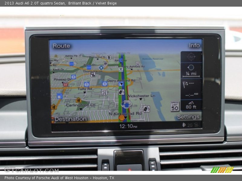 Brilliant Black / Velvet Beige 2013 Audi A6 2.0T quattro Sedan
