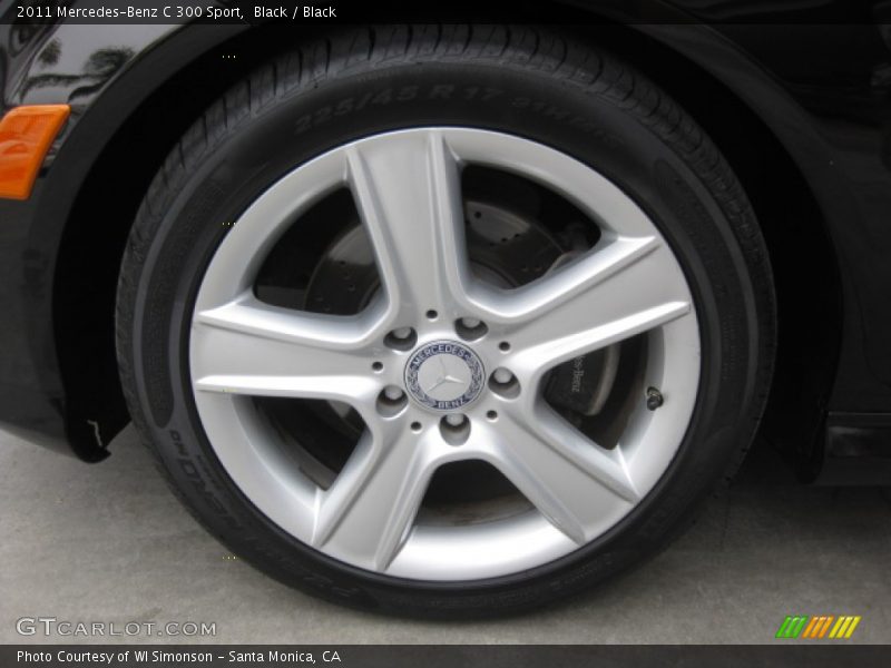 Black / Black 2011 Mercedes-Benz C 300 Sport
