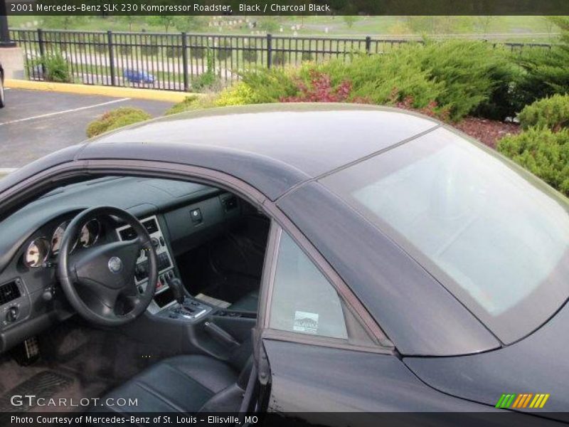 Black / Charcoal Black 2001 Mercedes-Benz SLK 230 Kompressor Roadster