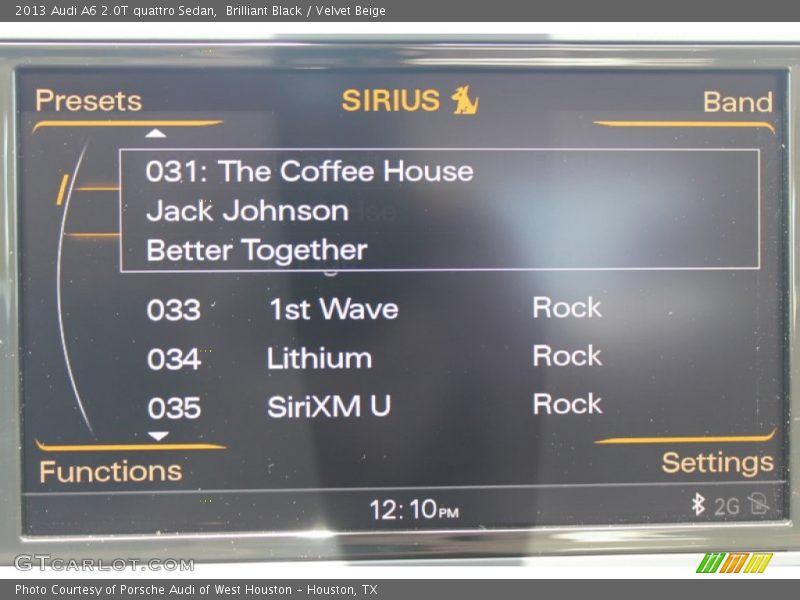Brilliant Black / Velvet Beige 2013 Audi A6 2.0T quattro Sedan