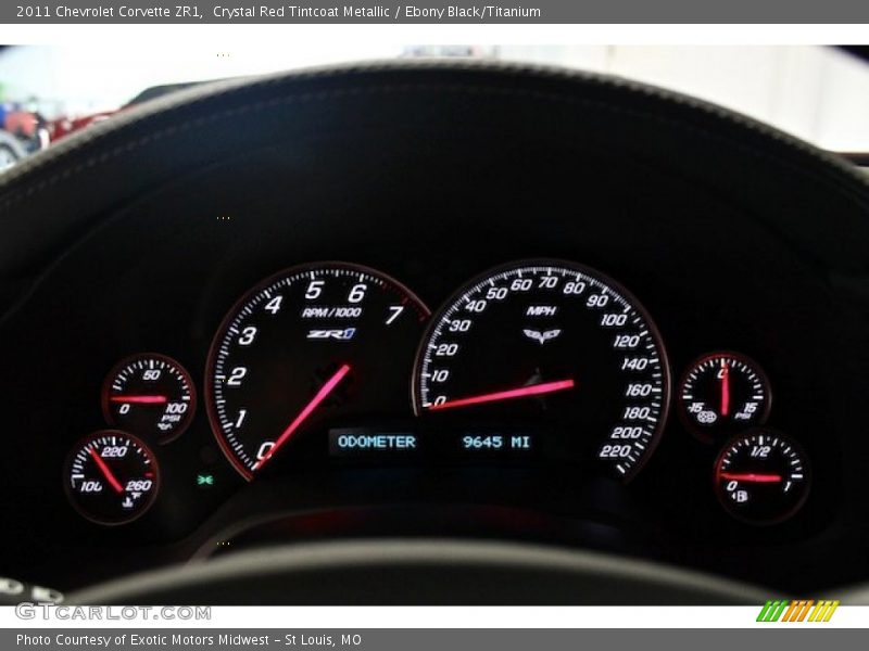  2011 Corvette ZR1 ZR1 Gauges