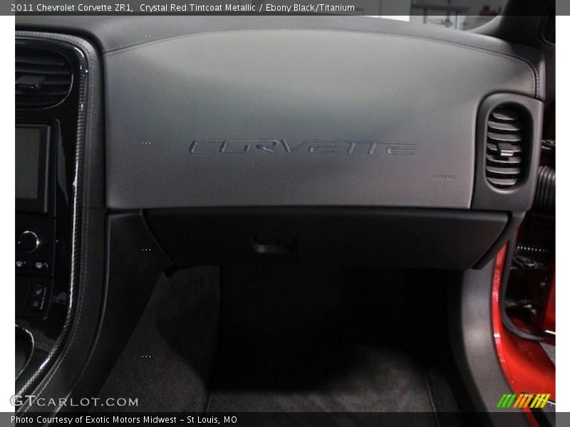 Crystal Red Tintcoat Metallic / Ebony Black/Titanium 2011 Chevrolet Corvette ZR1