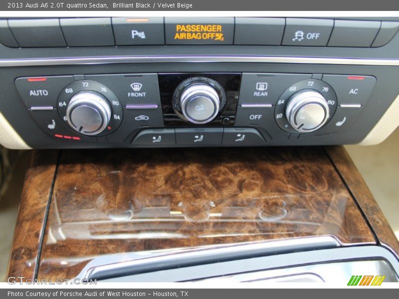 Brilliant Black / Velvet Beige 2013 Audi A6 2.0T quattro Sedan