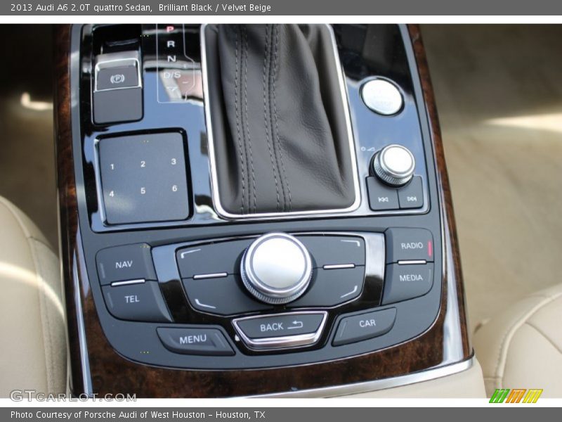 Brilliant Black / Velvet Beige 2013 Audi A6 2.0T quattro Sedan