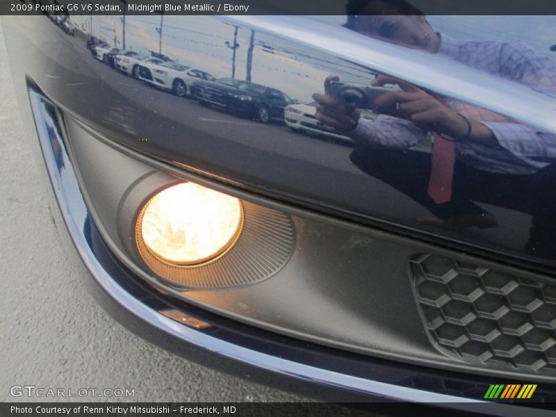 Midnight Blue Metallic / Ebony 2009 Pontiac G6 V6 Sedan