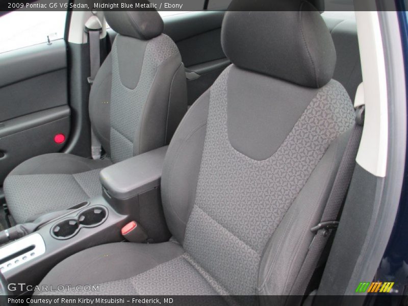 Front Seat of 2009 G6 V6 Sedan