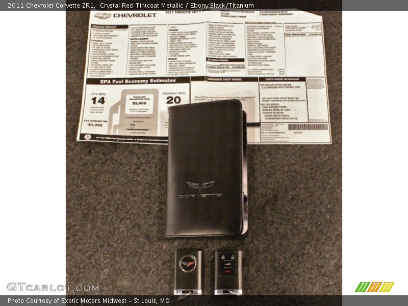  2011 Corvette ZR1 Window Sticker