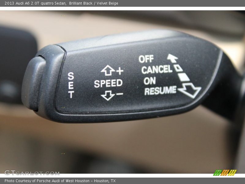 Brilliant Black / Velvet Beige 2013 Audi A6 2.0T quattro Sedan
