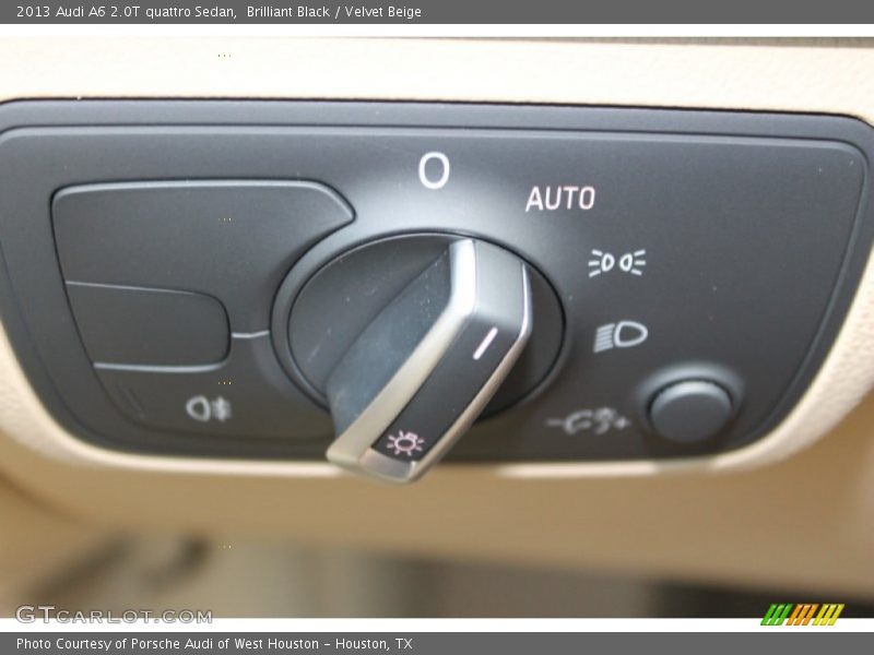 Brilliant Black / Velvet Beige 2013 Audi A6 2.0T quattro Sedan