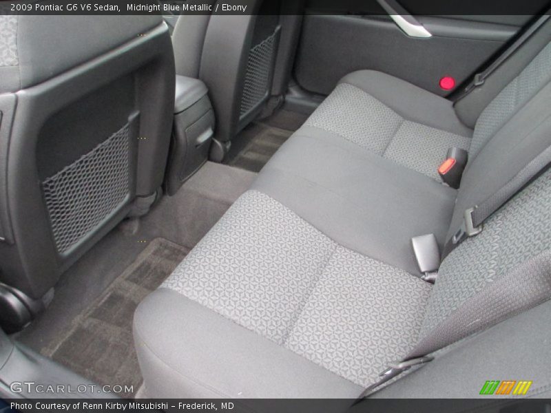Rear Seat of 2009 G6 V6 Sedan