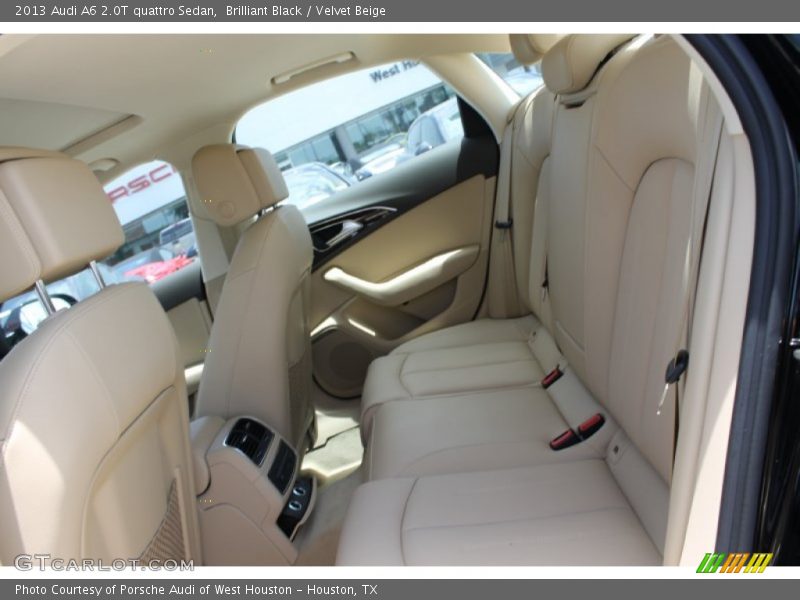 Brilliant Black / Velvet Beige 2013 Audi A6 2.0T quattro Sedan