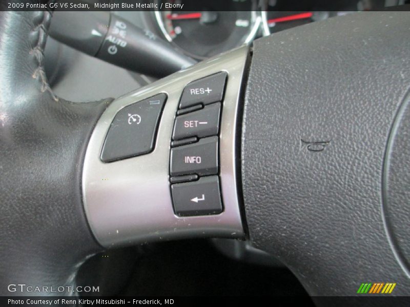 Controls of 2009 G6 V6 Sedan