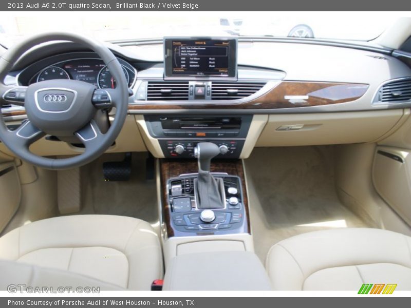 Brilliant Black / Velvet Beige 2013 Audi A6 2.0T quattro Sedan