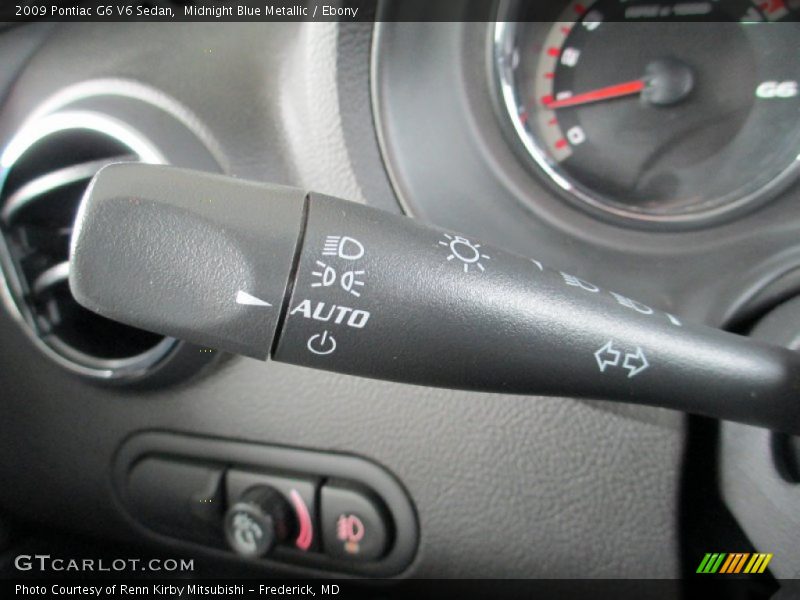 Controls of 2009 G6 V6 Sedan