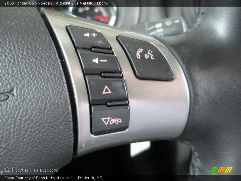 Controls of 2009 G6 V6 Sedan