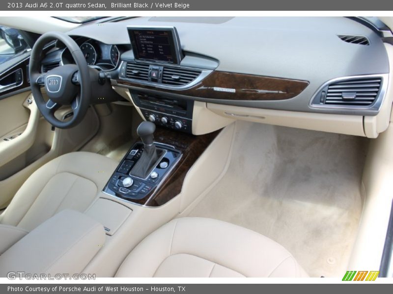 Brilliant Black / Velvet Beige 2013 Audi A6 2.0T quattro Sedan