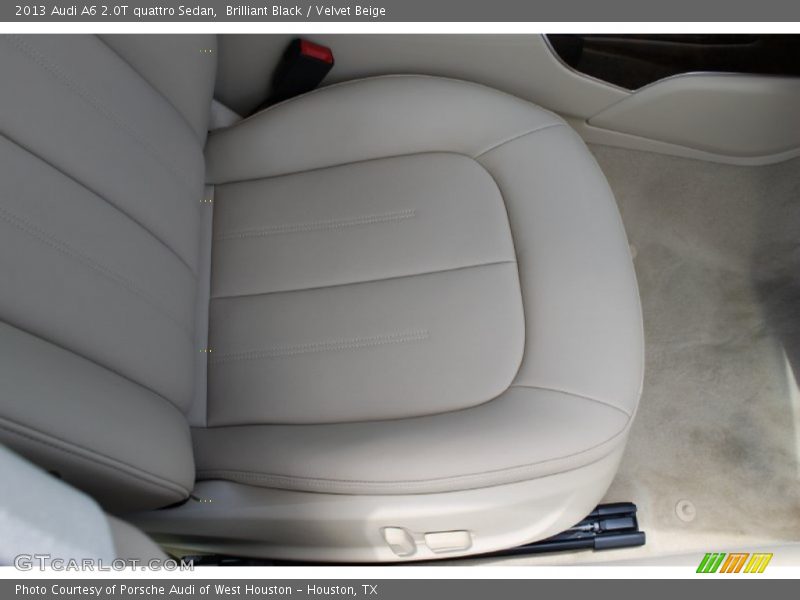 Brilliant Black / Velvet Beige 2013 Audi A6 2.0T quattro Sedan