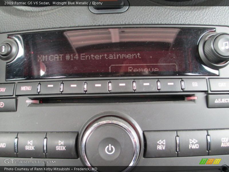 Audio System of 2009 G6 V6 Sedan